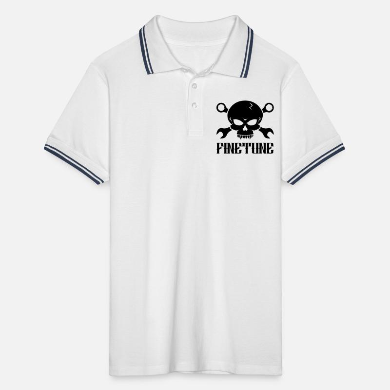 Le crâne 'n' Outils 2 - Finetune Polo tipped Homme