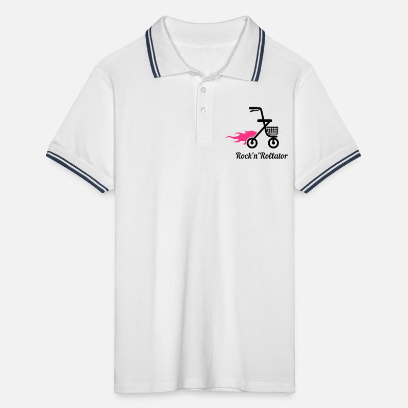 Rock 'n' Rollator Männer Tipped Poloshirt