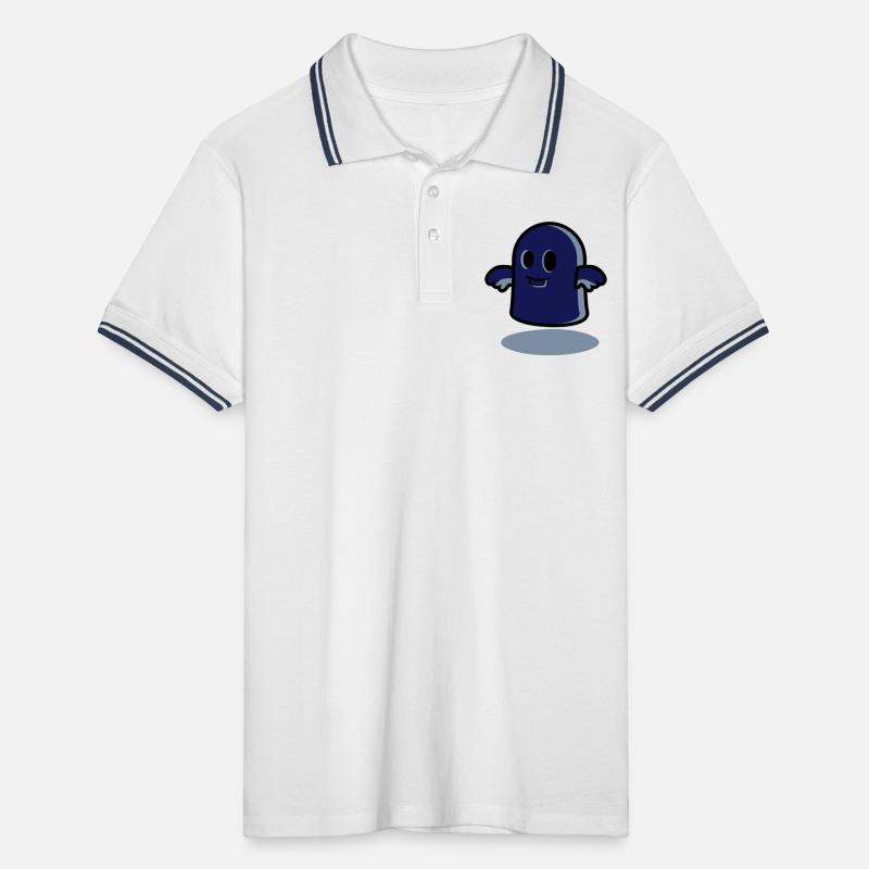 Little Ghost à minuit Polo tipped Homme