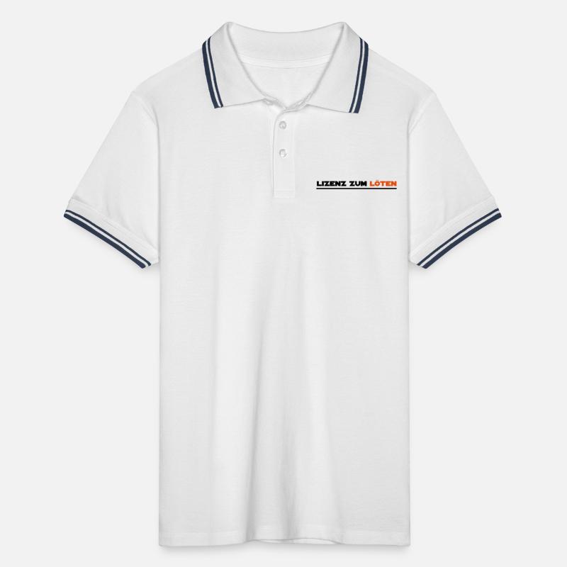 löten Männer Tipped Poloshirt