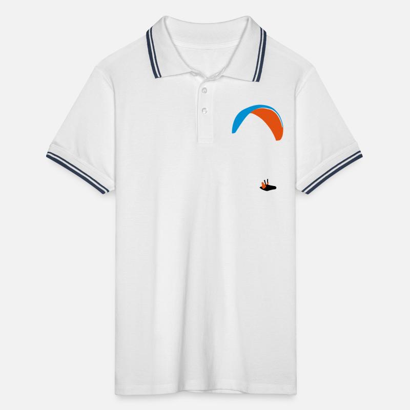 Paraglider - Gleitschirm XC Männer Tipped Poloshirt