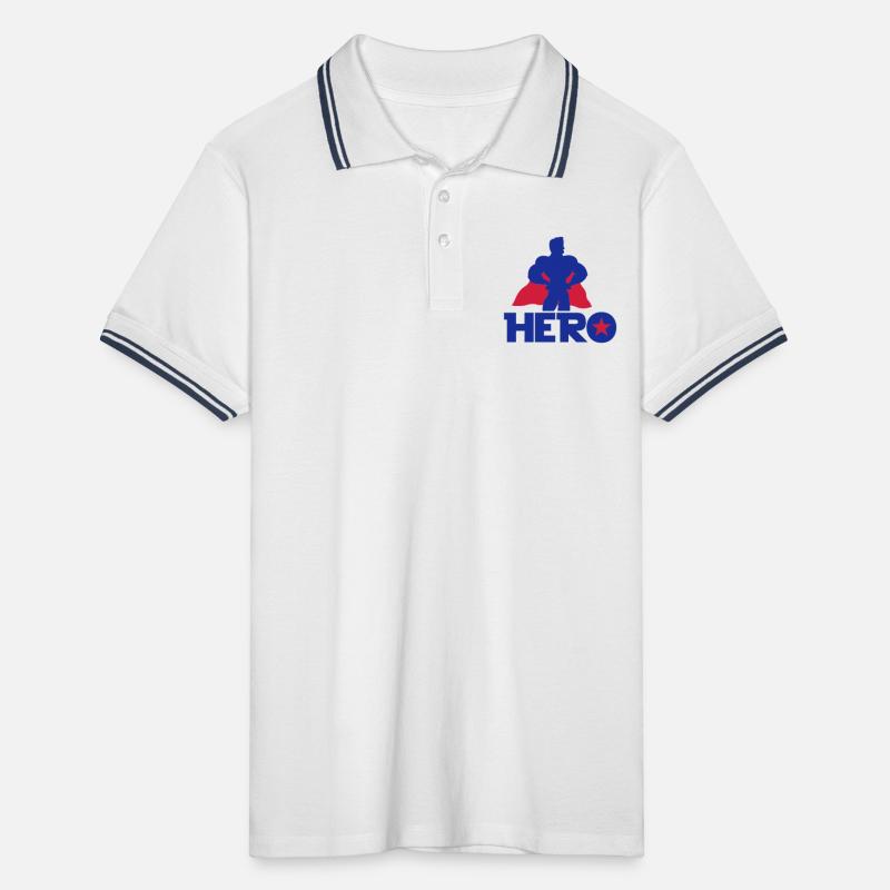 hero_1__f2 Men's Tipped Polo Shirt