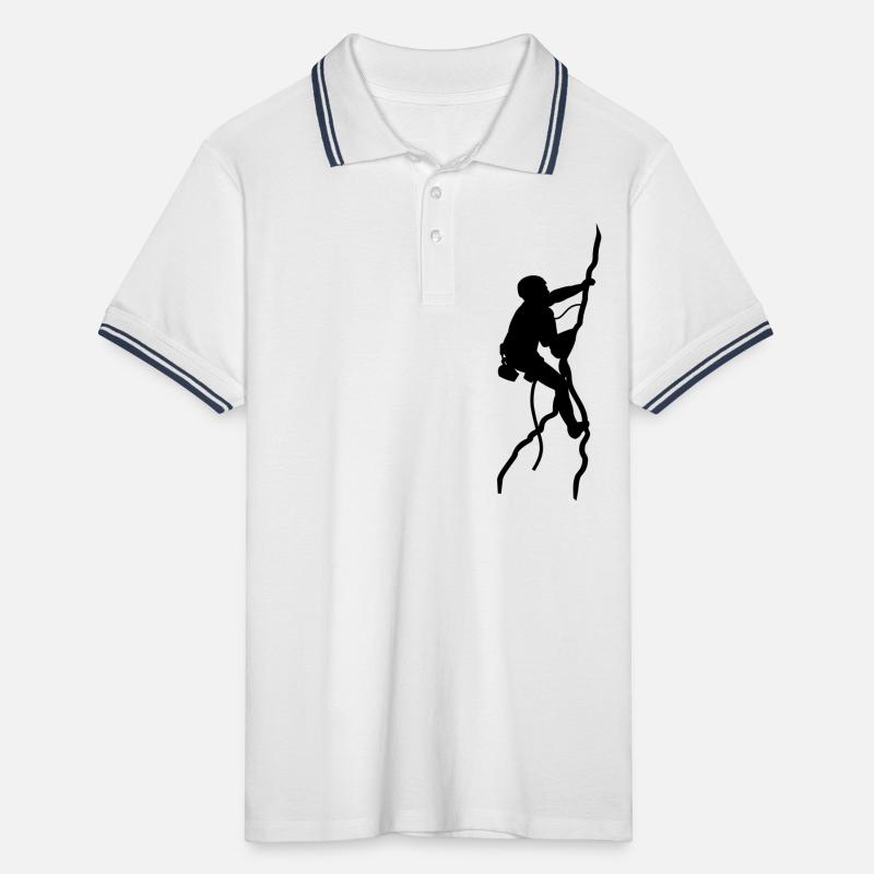 klettern Männer Tipped Poloshirt