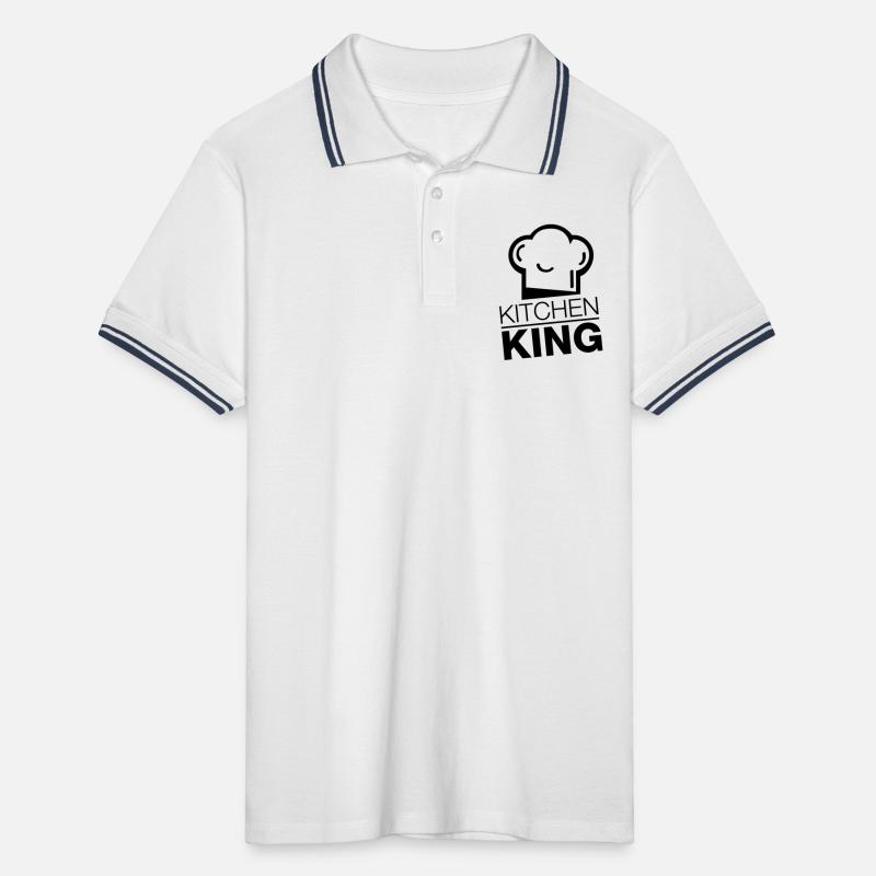 kitchen_king_rp1 Männer Tipped Poloshirt