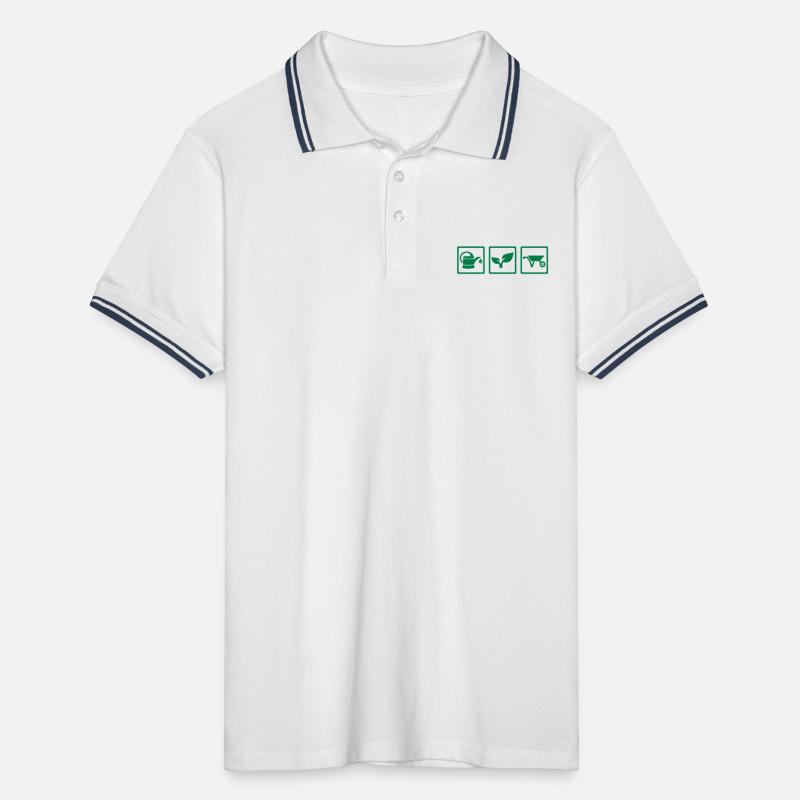 Jardinier Polo tipped Homme