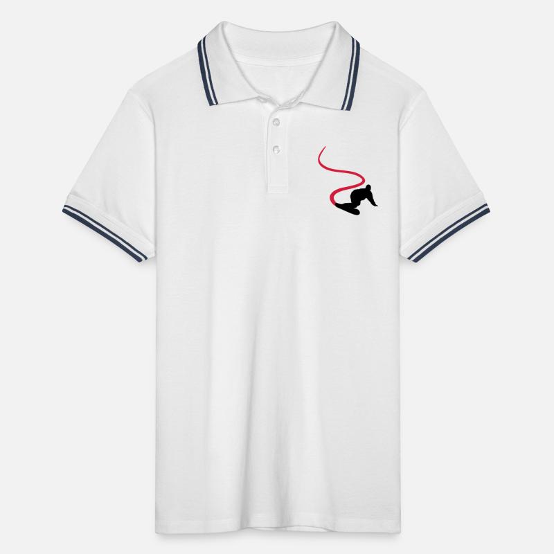 Snowboarder - Snowboard Polo tipped Homme