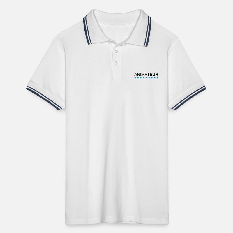 Animateur Polo tipped Homme