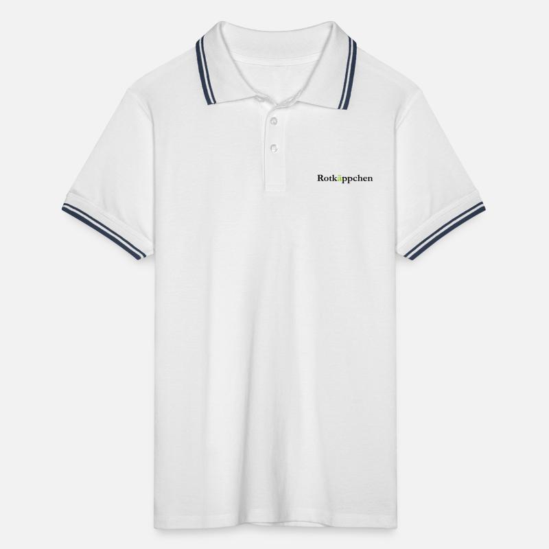 Rotkäppchen Männer Tipped Poloshirt