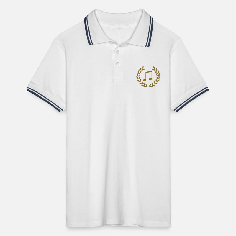 note Männer Tipped Poloshirt