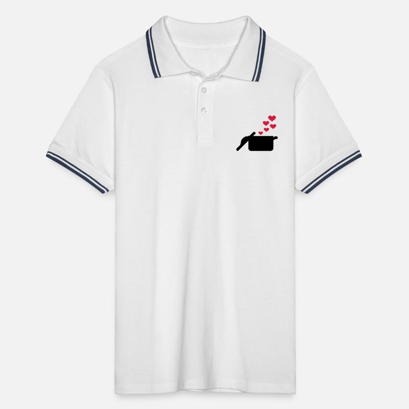 Kochen Männer Tipped Poloshirt