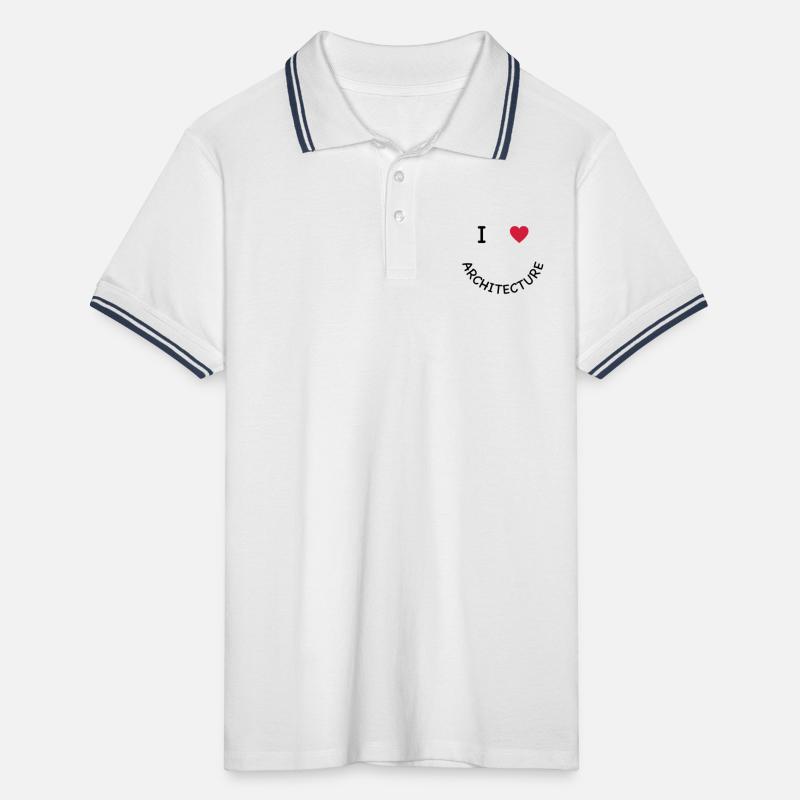 Architecture Polo tipped Homme