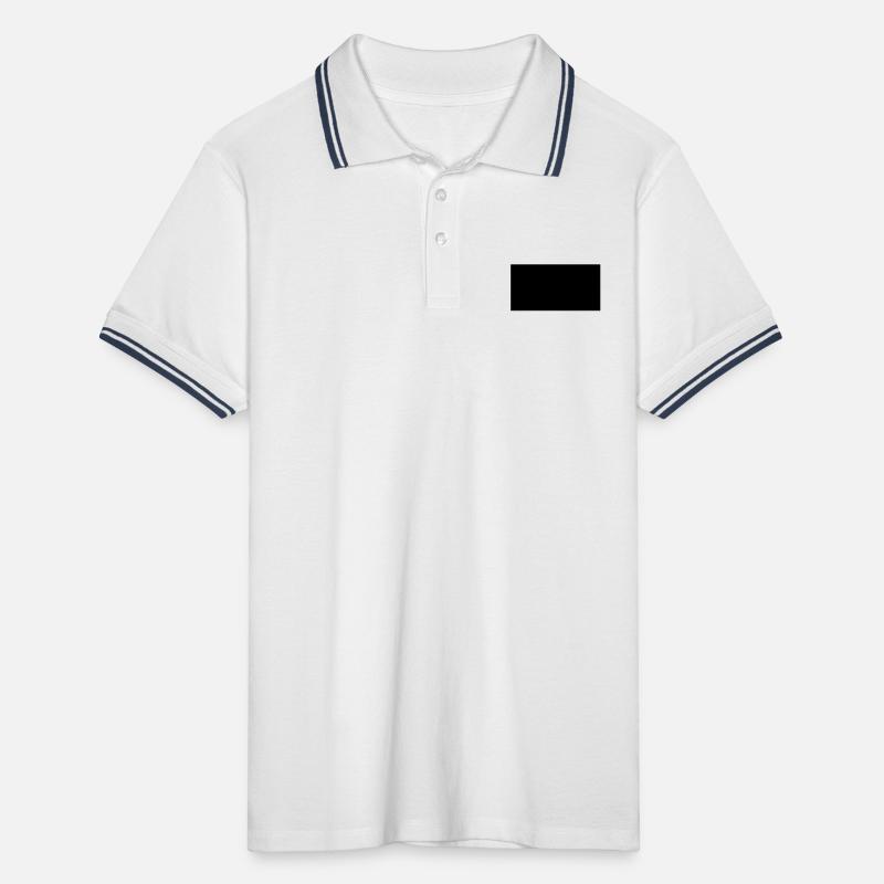 rectangle Polo tipped Homme