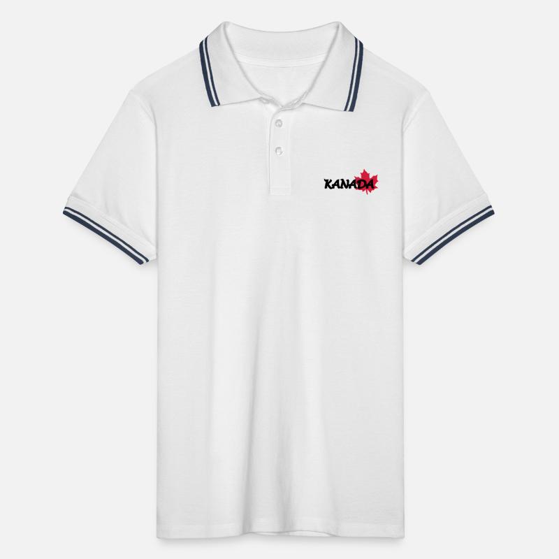 Kanada Männer Tipped Poloshirt
