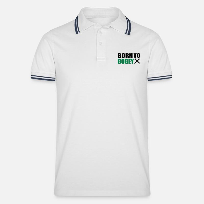 2541614 113721154 golf - Männer Tipped Poloshirt - Weiß/Navy