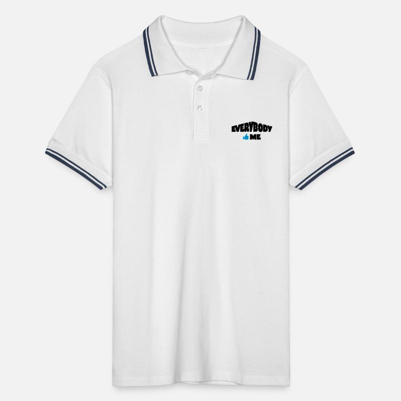 lustig Männer Tipped Poloshirt