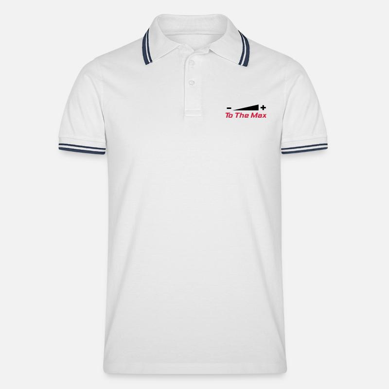 To The Max - Polo tipped Homme - blanc/marine
