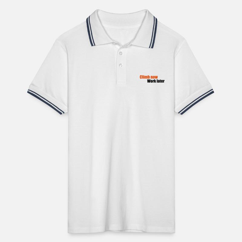 klettern Männer Tipped Poloshirt