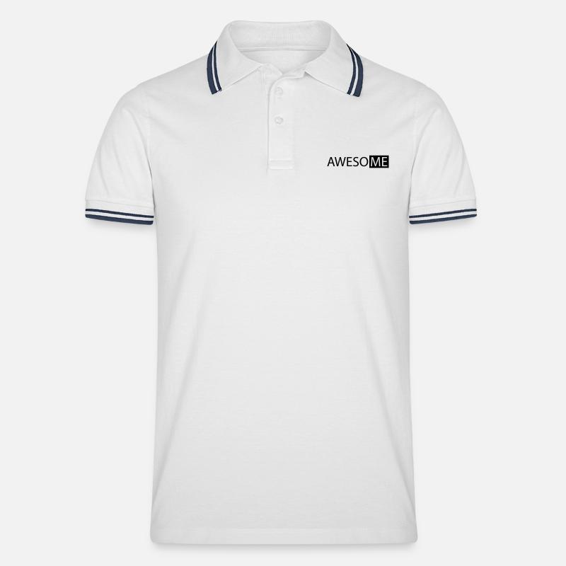 Awesome - Polo tipped Homme - blanc/marine