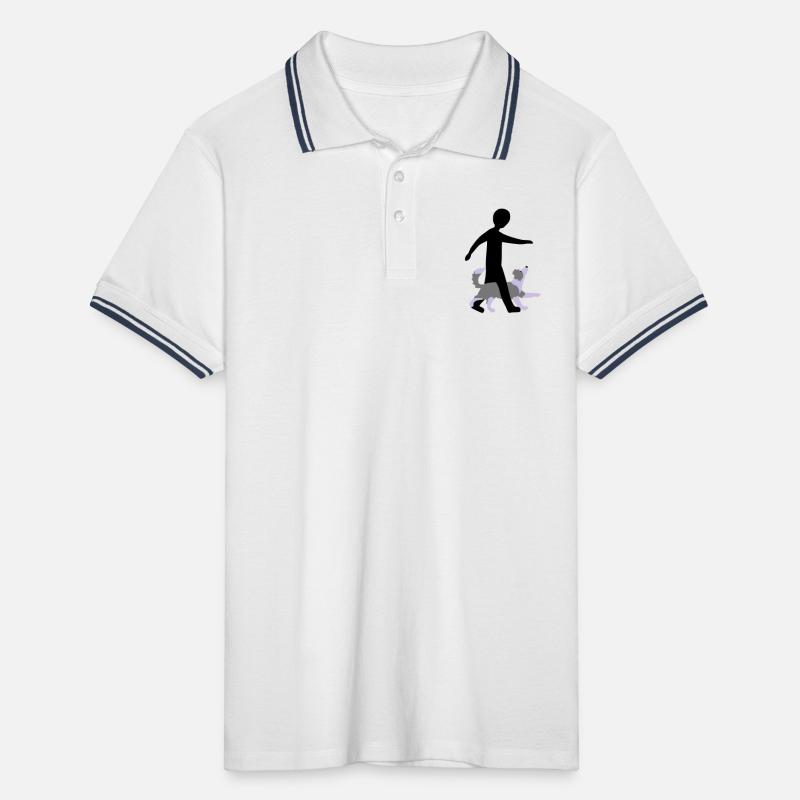 Dog Dancing 3-5 Polo tipped Homme