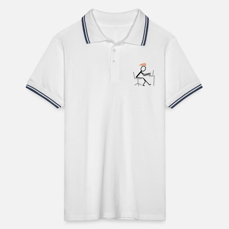 Computerwork Men's Tipped Polo Shirt