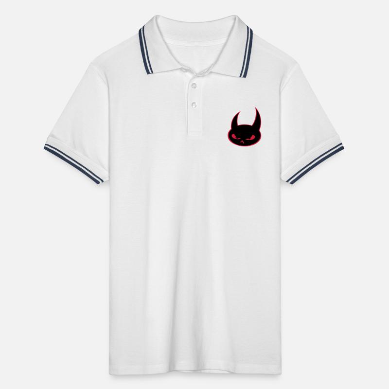 Teufel Männer Tipped Poloshirt