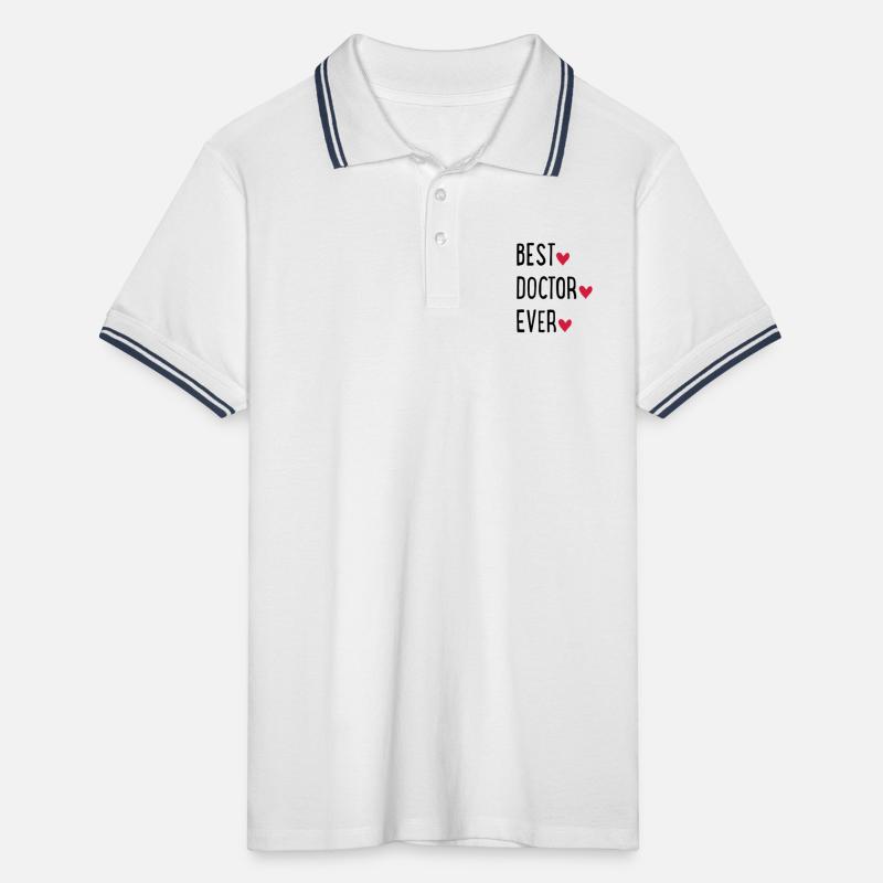 médecin Polo tipped Homme