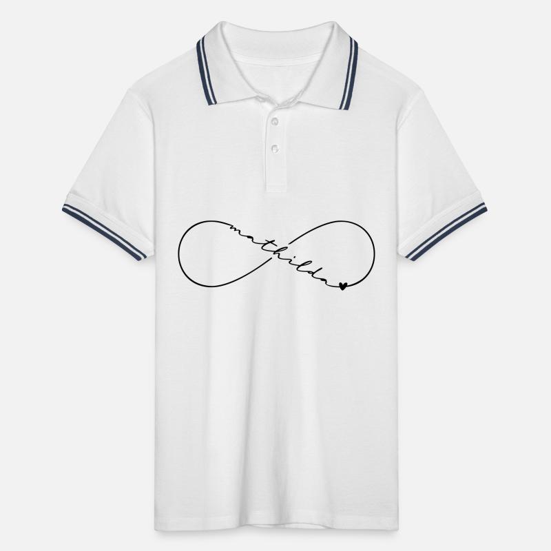 Mathilda Nom Symbole de l’Infini Polo tipped Homme