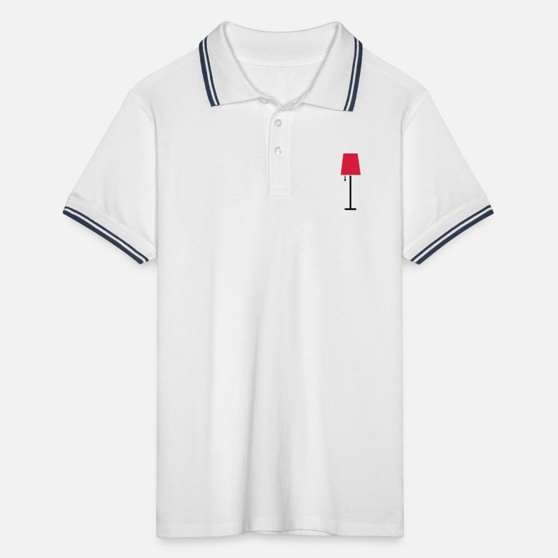 Lamp Men's Tipped Polo Shirt