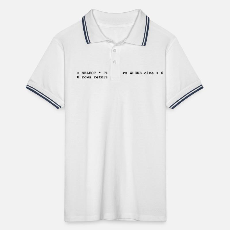 Coder No Clue (1c, NEU) Polo tipped Homme