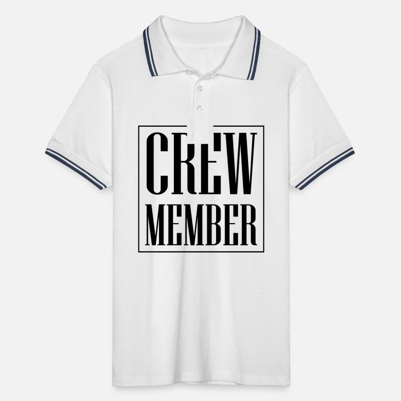 Crew Member Men's Tipped Polo Shirt