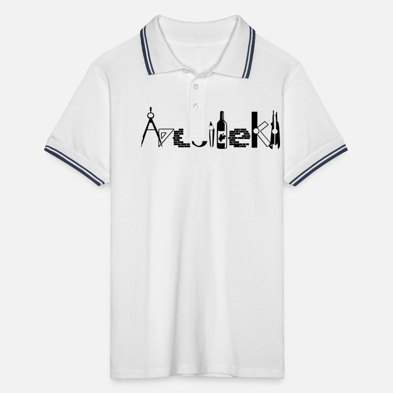 Architecte Polo tipped Homme