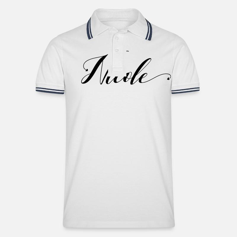 (nicole) - Männer Tipped Poloshirt - Weiß/Navy