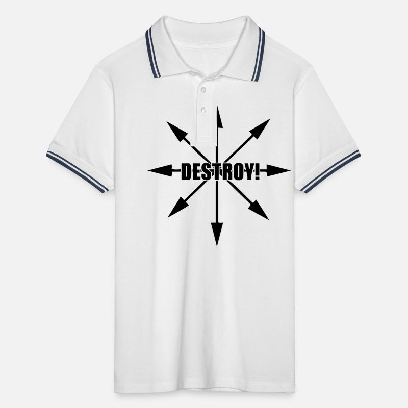 Destroy ! Polo tipped Homme