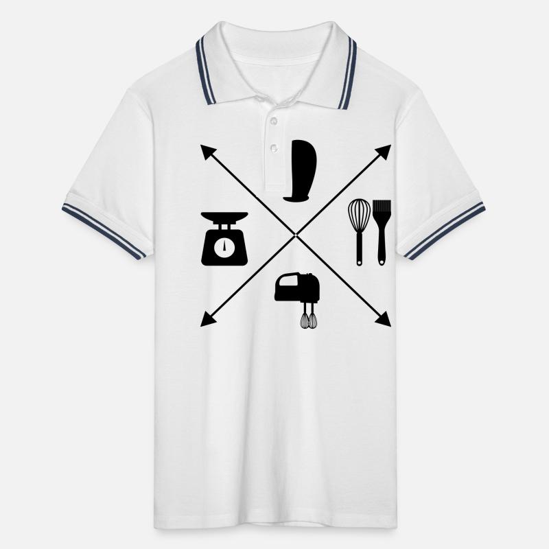 cuire Polo tipped Homme
