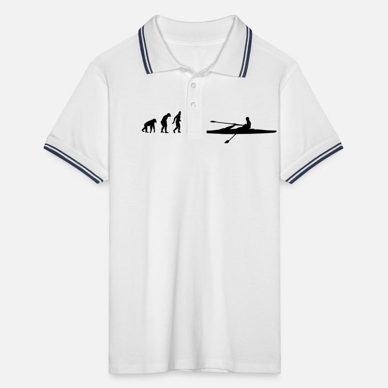 Ruderer Evolution Männer Tipped Poloshirt