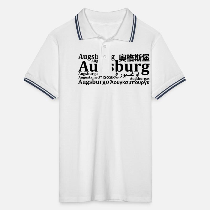 Augsburg tagcloud Polo tipped Homme