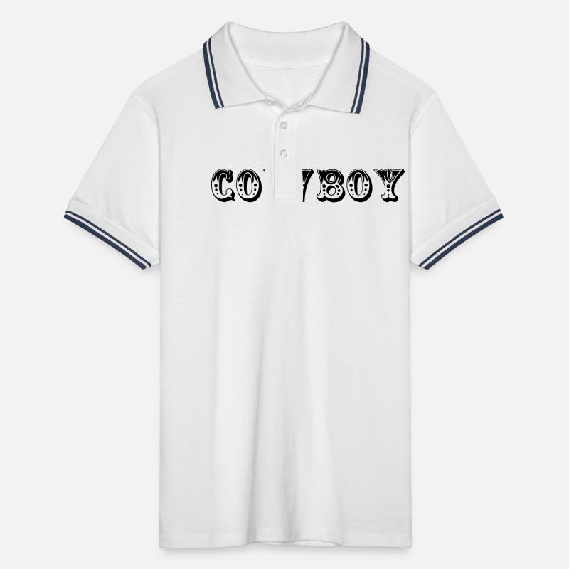 cowboy Polo tipped Homme