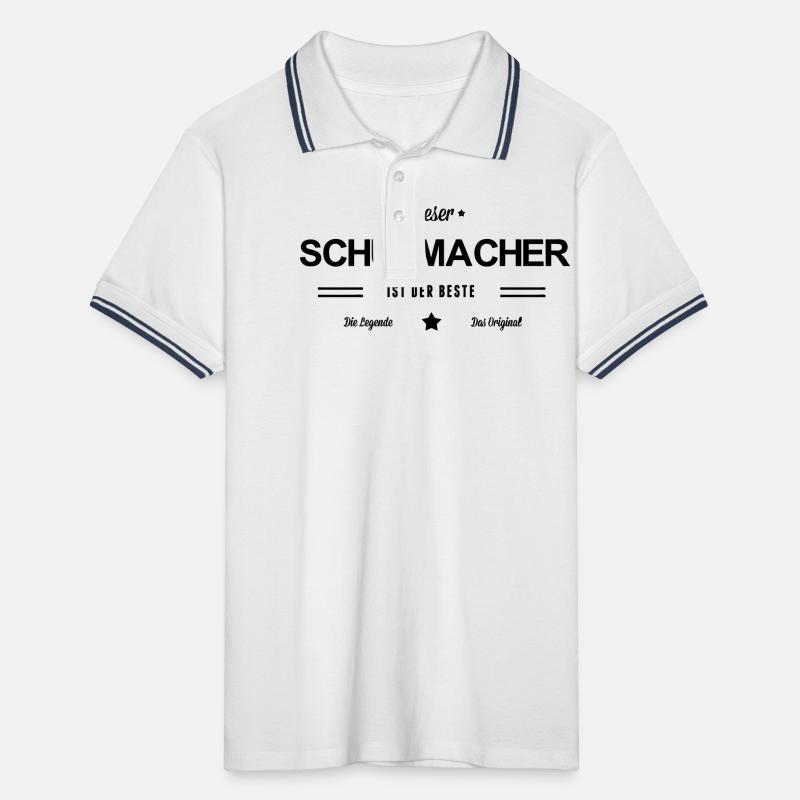 Bester Schuhmacher Männer Tipped Poloshirt