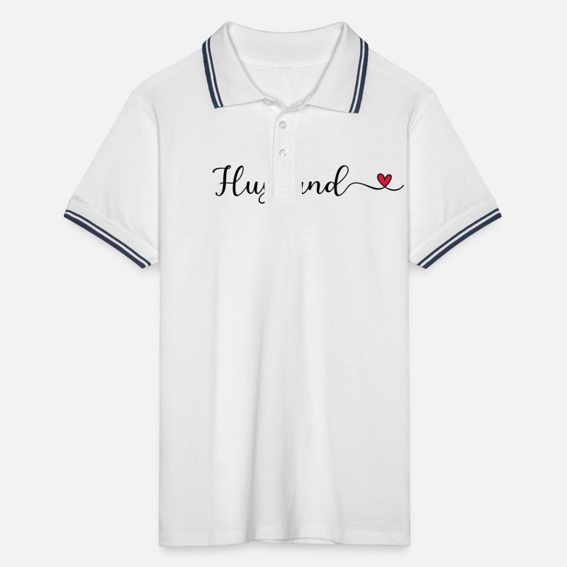 Ehemann Männer Tipped Poloshirt