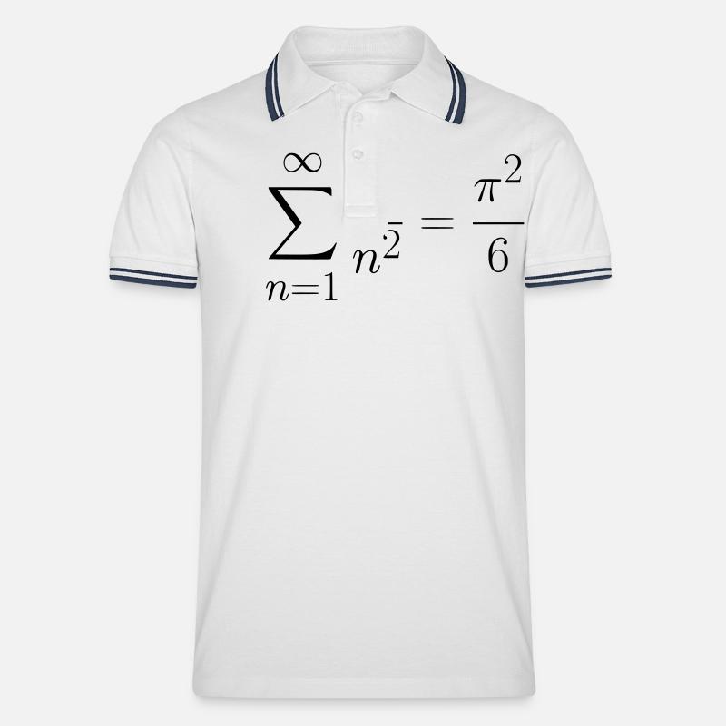 Das Baseler Problem Geschenk Idee - Männer Tipped Poloshirt - Weiß/Navy