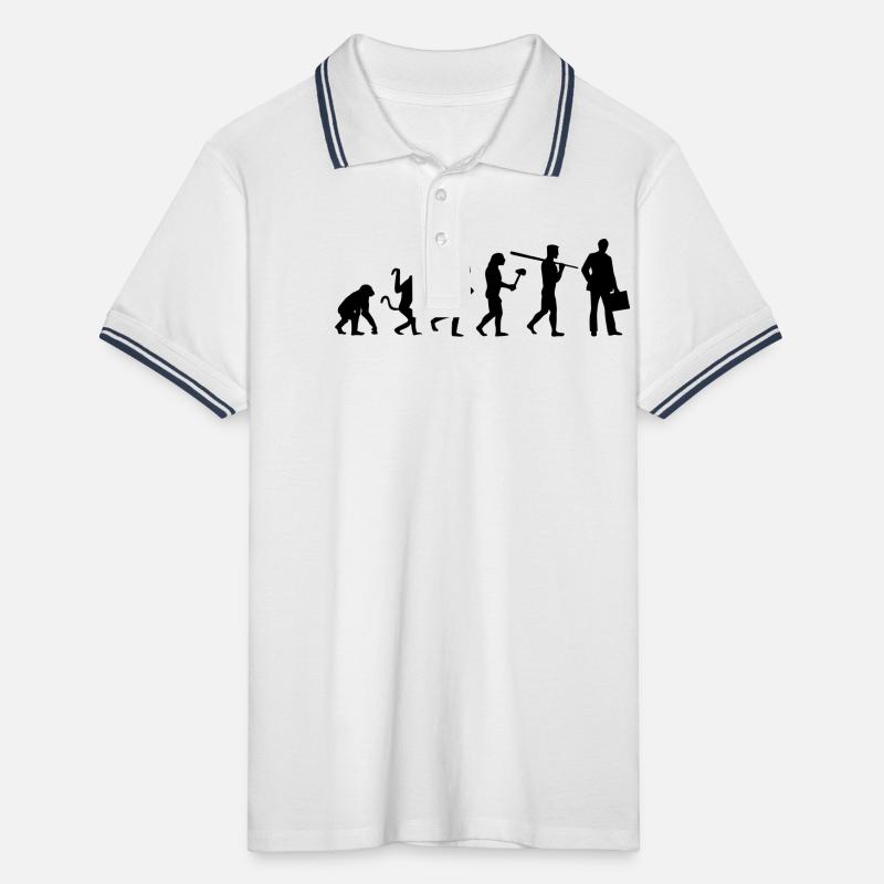 BUSINESS EVOLUTION! Men's Tipped Polo Shirt