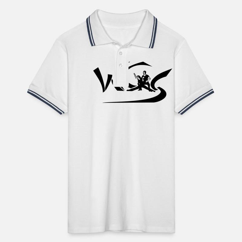 West Coast Swing - WCS Men's Tipped Polo Shirt