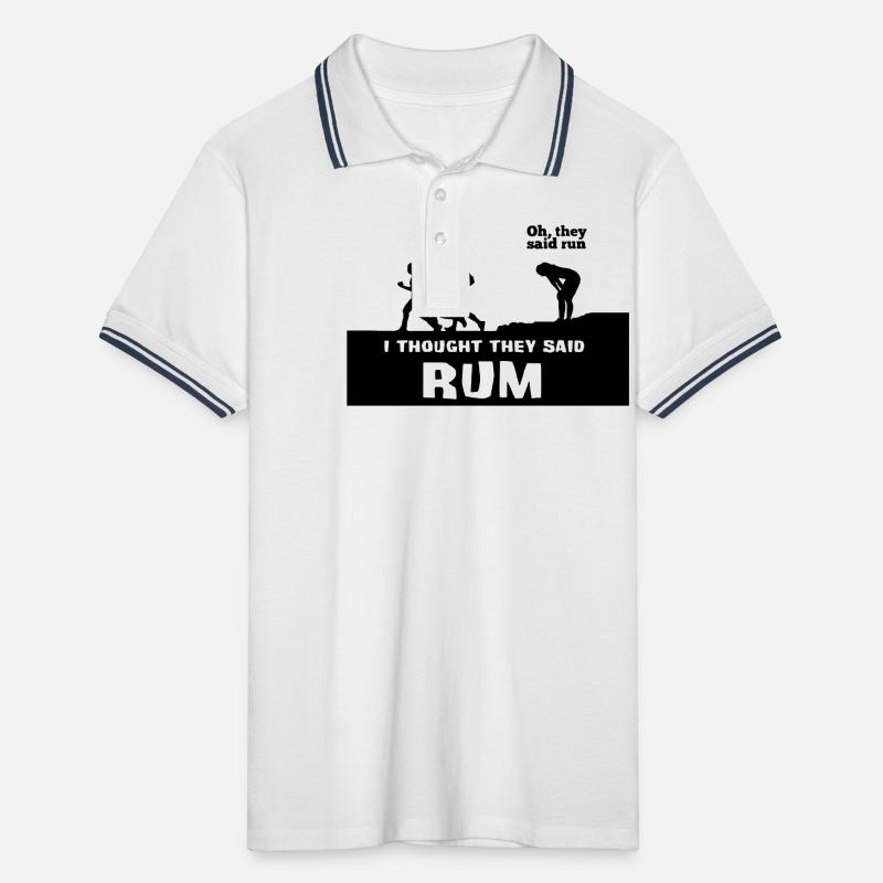 Rum Jogging_Below Männer Tipped Poloshirt
