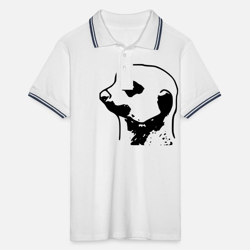 erdmann/erdfrau Männer Tipped Poloshirt