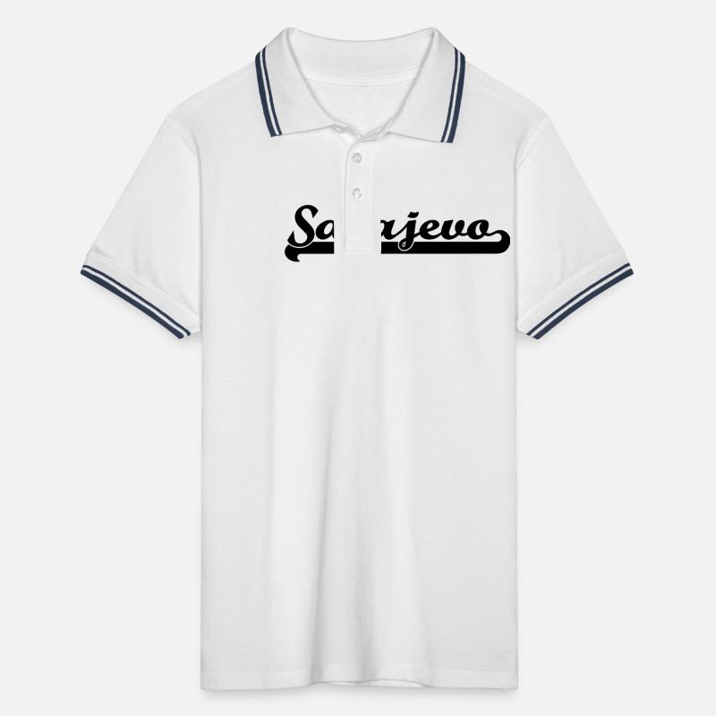 écrit Sarajevo Polo tipped Homme