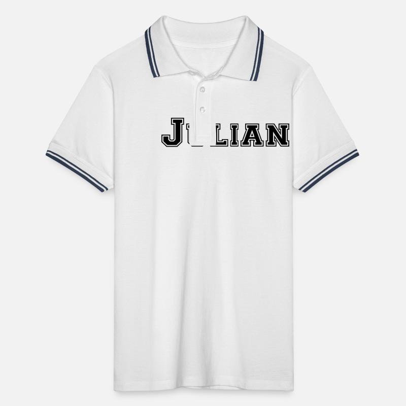 julian Männer Tipped Poloshirt
