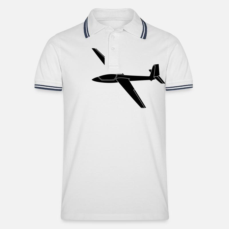 swift s1 - Männer Tipped Poloshirt - Weiß/Navy