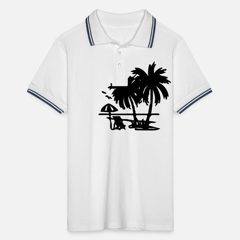 Palmier Polo tipped Homme