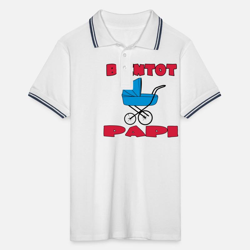 BIENTOT PAPI Polo tipped Homme