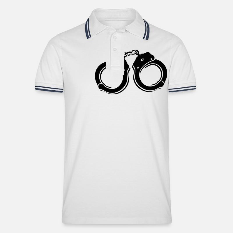 manette - Polo per uomo - bianco/navy